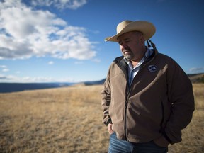 Chief Joe Alphonse, tribal chairman of the Tsilhqot'in Nation is pictured at Farwell Canyon, B.C. Friday, Oct. 24, 2014.