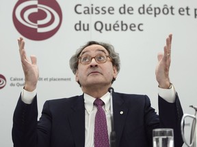 Michael Sabia, head of the Caisse de depot pension fund, sits on the Trudeau government’s Advisory Council on Economic Growth.