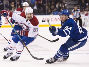 Max Pacioretty’s Montreal Canadiens and Morgan Rielly’s Toronto Maple Leafs are both in the on-ice playoff hunt — the Canadiens a lofty fifth overall in the NHL and the young Leafs knocking on the post-season wild-card door — and winners in the boardroom (the Habs are ranked the NHL’s second most valued team while the Leafs are at No. 3).