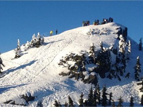 Mount Seymour Provincial Park, where jammed parking lots and traffic jams on the access road have become a reality of the popularity of winter sports.