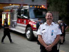 Malahat Volunteer Fire Department Chief Rob Patterson in 2013.