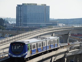 Office development in Richmond had stalled prior to completion of the Canada Line SkyTrain.