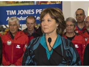 Premier Christy Clark says reforms to political donations by the federal government are an "interesting" idea she'll consider.