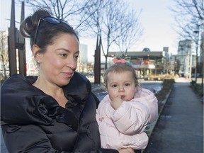 Pictured is Olympic Village resident and Creekside Community Centre user Devonna Gaglardi and daughter Coco.