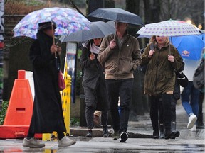 Dig out the umbrellas again: There'll be rain in Metro Vancouver for the foreseeable future.