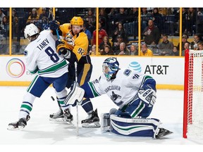 Vancouver Canucks goalie Ryan Miller has been front and centre in the goalie-equipment battle.