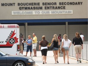 Mount Boucherie Senior Secondary school at West Kelowna in August 2009.