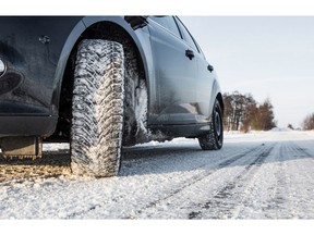 A shortage of snow tires available from B.C. distributors means it's taking up to 15 days for orders to arrive from Alberta.