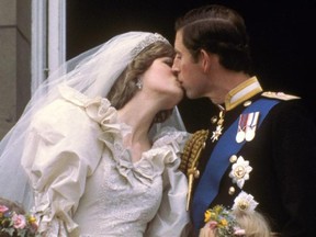 FILE - This is July 29, 1981 file photo of Britain&#039;s Prince Charles kisses his bride, Princess Diana , on the balcony of Buckingham Palace in London, after their wedding. FX has announced a 10-episode series that will spotlight the doomed royal couple Charles and Diana. It is scheduled to air in 2018. No cast members were disclosed by the network. (AP Photo, File )