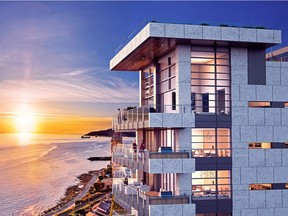Bellevue by Cressey is a luxury new-home project in the Dundarave area of West Vancouver. For Westcoast Homes. [PNG Merlin Archive]