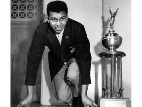 Canada's Fastest Human, Harry Jerome, was named Vancouver's "Junior Athlete of the Year" for 1959.