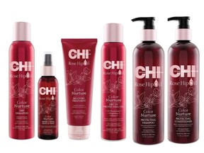 CHI Rose Hip Oil Color Nurture collection.