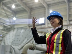 Premier Christy Clark visits Copper Mountain Mine in 2013. Resource companies and developers dominate the top 50 donors to the B.C. Liberal party.