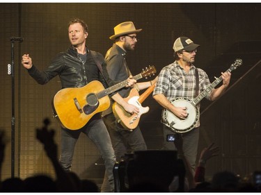 Dierks Bentley performs at Rogers Arena on Feb. 9, 2017.