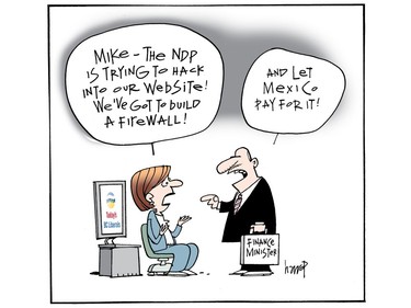 Graham Harrop's editorial cartoon for Friday, Feb. 10  [PNG Merlin Archive]