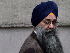 Inderjit Singh Reyat outside B.C. Supreme Court in Vancouver in September 2010.