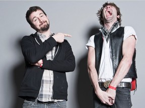 Japandroids now call home Vancouver, Toronto and Mexico City, the latter where Brian King's (right) new girlfriend lives.