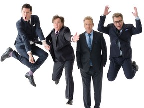 Jeff B. Davis, Joel Murray, Ryan Stiles and Greg Proops (left to right) are ready to go in Whose Live Anyway? at the Hard Rock Casino Vancouver (Feb. 24 and 25) and River Rock Casino Resort (Feb. 26).