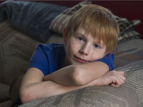 Johannes Jongbloets, 12, of New Westminster thanks Variety, the children's charity, for helping provide him with a body brace, ankle braces, crutches and a wheelchair over the years.