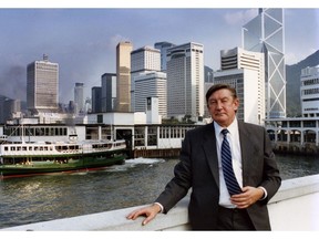 Canadian journalist Ben Tierney in Hong Kong in 1989. The retired foreign correspondent died in Victoria on Feb. 14, 2017 at the age of 81.