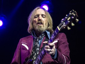 Tom Petty and the Heartbreakers in concert at Rogers Arena in Vancouver,  B.C. on August  14,  2014.