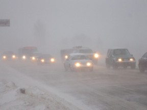 Drivers are warned to be careful, as more snow is on the way.