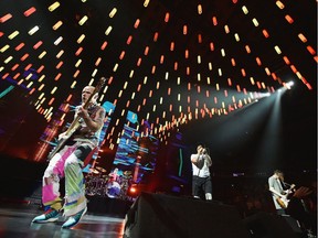 From left, Flea, Chad Smith, Anthony Kiedis and Josh Klinghoffer of the Red Hot Chili Peppers perform at Madison Square Garden on Feb. 15 in New York.