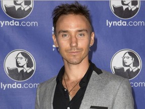FILE - This Jan. 25, 2013 file photo shows Canadian filmmaker Rob Stewart at the Modern Master Award Ceremony at the Santa Barbara International Film Festival in Santa Barbara, Calif. A search continues today for a Canadian filmmaker missing after a dive off the coast of Florida.