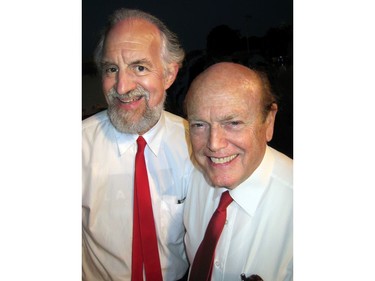 Bill Millerd with B.C. business leader Jim Pattison in 2008.