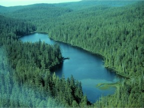 Squalicum Lake on Vancouver Island. — B.C. Parks Canada files