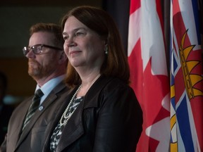 Federal Health Minister Jane Philpott (right) and her B.C. counterpart Terry Lake announce their governments have reached an agreement on health care funding at a news conference in Richmond on Friday.