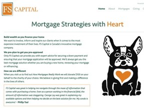 The webpage for one of the FS group companies, FS Capital, advertises 'Mortgage Strategies with Heart'.