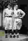 Walter ‘Big Train’ Johnson (left) of the Washington Senators, one of Major League Baseball’s iconic fastball pitchers, with Detroit Tigers star Ty Cobb in 1925. Johnson is just one of the game’s star pitchers cited in the documentary Fastball.