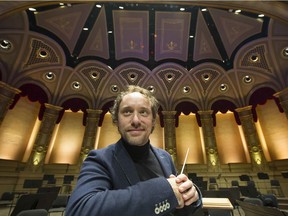 Otto Tausk, in 2018, at the Orpheum Theatre on Thursday. Task has been music director of Switzerland’s Symphony Orchestra and Opera Theatre St. Gallen since 2012.