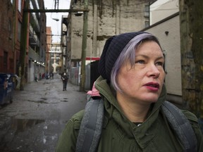 Sarah Blyth of Overdose Prevention Society in Vancouver, B.C. February 17, 2017.