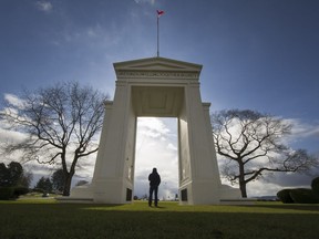 Peace Arch Border crossing in Surrey.