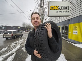Sterling Arndt says getting snow tires fitted is way cheaper than the cost of an accident.