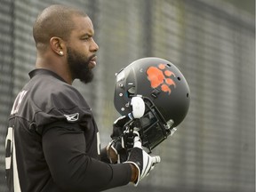 Dante Marsh at Lions practice in 2013.