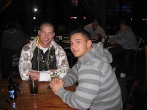 Bacon associate Kevin LeClair (left) was shot to death on Feb. 6, 2009 in Langley. UN gangster Cory Vallee is charged with first-degree murder.