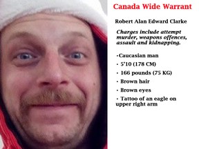 Prince George RCMP is asking the public's assistance in locating Robert Alan Edward Clarke who has an unendorsed warrant for his arrest.