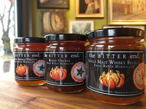 These Bitter End marmalades, courtesy of Batard Bakery's Chris Brown, captured two golds and a silver medal in the artisanal categories at the annual international Marmalade Awards in Cumbria, U.K.