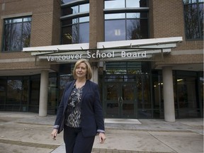 V.S.B. trustee Dianne Turner at the School Board office in Vancouver October 24, 2016.