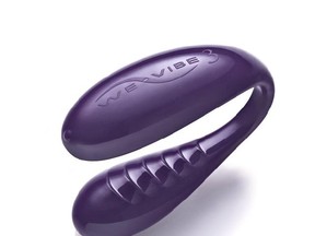 The We-Vibe 3 vibrator is shown in a handout photo. A Canadian vibrator maker accused of secretly tracking the intimate habits of thousands of its customers through a smartphone app has agreed to spend $5 million to settle a privacy lawsuit in the United States. THE CANADIAN PRESS/HO