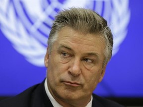 FILE - In this Sept. 21, 2015, file photo, actor Alec Baldwin attends a news conference at United Nations headquarters. Baldwin tells Vanity Fair for a story published online on March 28, 2017, that he&#039;s ‚Äústunned‚Äù at the popularity of his impression of President Donald Trump on ‚ÄúSaturday Night Live.‚Äù (AP Photo/Seth Wenig, File)