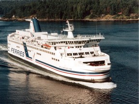 1995 BC Ferries handout photo of the ferry 'Spirit of Vancouver Island' [PNG Merlin Archive]