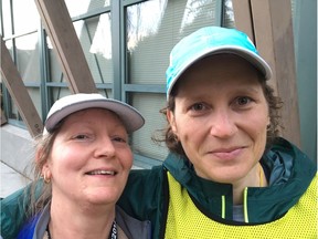 2017:  Jana Thomson and Jana Ogdenova, Glen Schaefer's Sun Run running clinic coaches. GLEN SCHAEFER / PNG [PNG Merlin Archive]