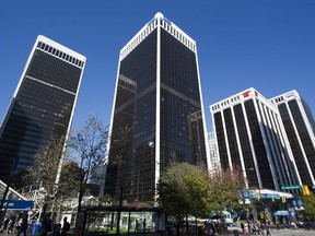 The Bentall Centre in downtown Vancouver was bought by Anbang for more than $1 billion in 2016.