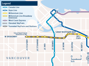 The vision for the Broadway Skytrain extension.