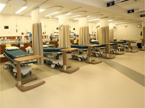 The emergency room at Surrey Memorial Hospital shortly before it opened in 2013.