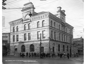 The General Post Office at Granville and Pender in 1897. Richard H. Trueman/Vancouver Archives AM54-S4-: Bu P349.
